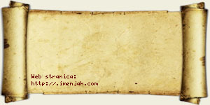 Isidora Tadić vizit kartica